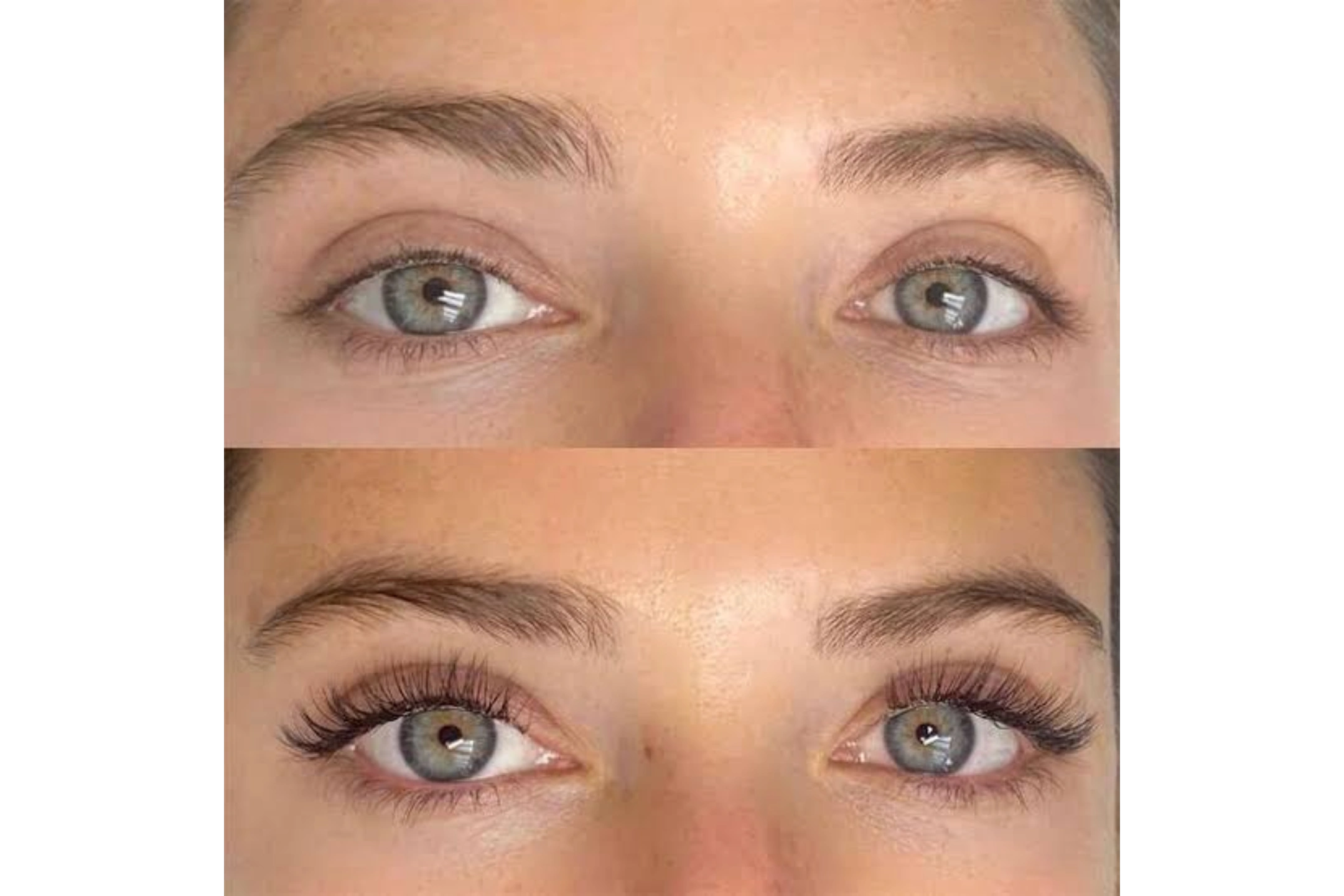 Natural vs lash extension comparison