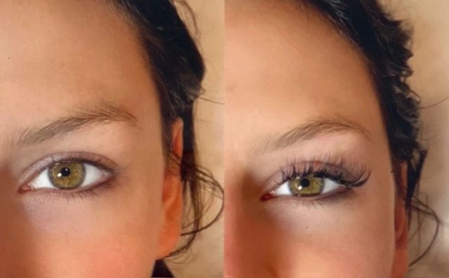 Natural vs full lash enhancement comparison